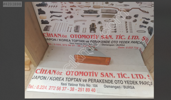 MİTSUBİSHİ L200 1987-1998 SAĞ-SOL SARI TAMPON SİNYAL
