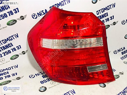 BMW 1 SERİSİ E87 KASA LCİ SOL STOP ORJ ÇIKMA 63217181297