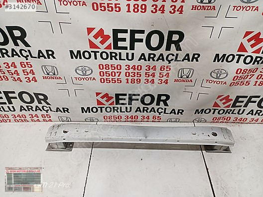TOYOTA YARİS ARKA TAMPON DEMİRİ ÇIKMA ORİJİNAL PARÇA 2015-2017