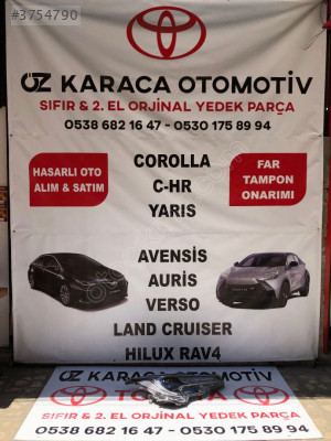 TOYOTA COROLLA HATCHBACK ÇIKMA ORJİNAL SAĞ ÖN FAR