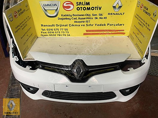 Renault Fluence Beyaz Ön Tampon ve Diğer Çıkma Parçalar