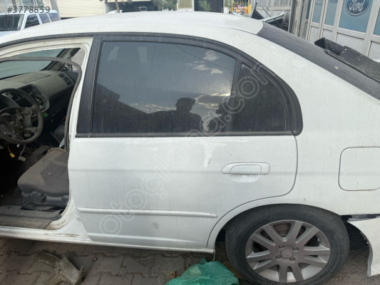 2003 HONDA CİVİC VTEC 2 SOL ARKA KAPI  ORJ ÇIKMA
