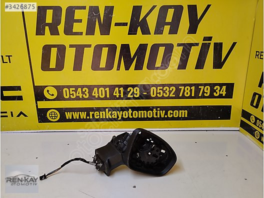 A261078 RENAULT CAPTUR SAĞ DIŞ AYNA ORJ ÇIKMA RENKAY OTO KOCAELİ
