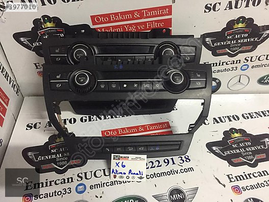 BMW X6 KLİMA KONTROL PANELİ