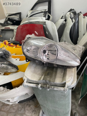 Fiat Punto Orijinal Çıkma Sol Far Düz