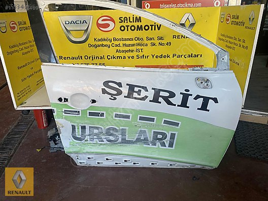 RENAULT CLIO 4 ÇIKMA ORJİNAL SAĞ ÖN KAPI VE DİĞER PARÇALARI