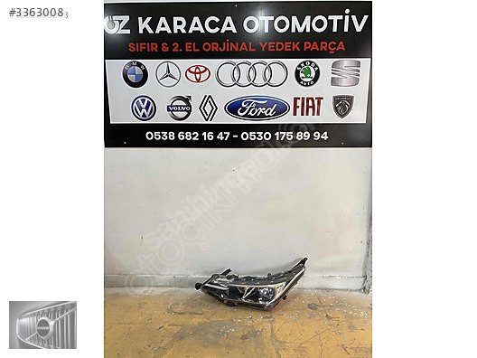 2017-2019 TOYOTA COROLLA ÇIKMA ORJİNAL SOL ÖN FAR