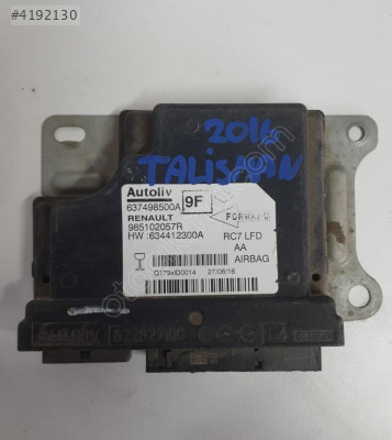 renault talisman 2016 çıkma orjinal airbag beyni (son fiyat)