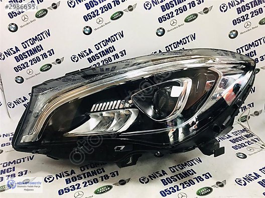 MERCEDES CLA W117 KASA MAKYAJLI LEDLİ SOL FAR ORJ ÇIKMA