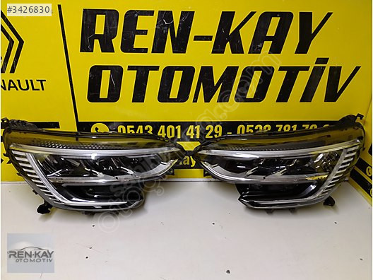 260602681R 260103060R RENAULT MEGANE 4 İKON SAĞ SOL FAR ORİJİNAL