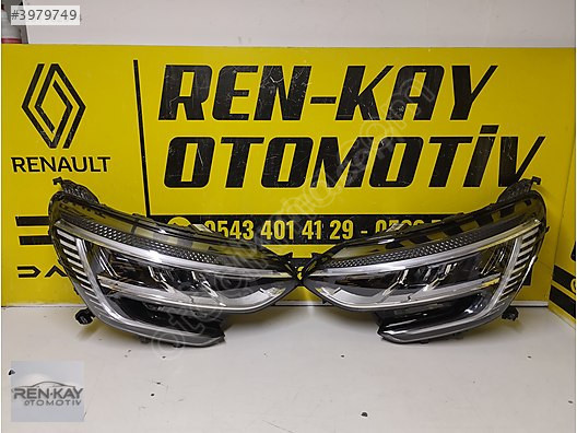 RENAULT MEGANE 4 SAĞ SOL İKON FAR FULL LED ORJ ÇIKMA RENKAY OTO