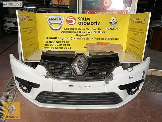RENAULT SYMBOL ÇIKMA ORJİNAL 2017 ÖN TAMPON VE DİĞER PARÇALARI