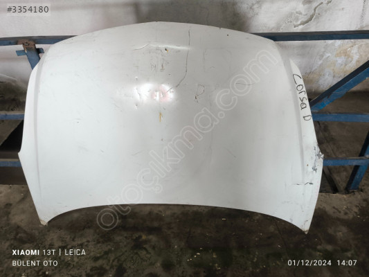 Opel Corsa D motor kaputu orijinal çıkma