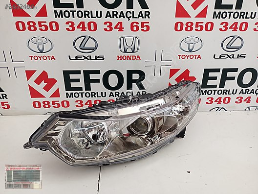 HONDA ACCORD SIFIR SOL ÖN FAR MODEL:12-15 OEM:33150-TP5-H51