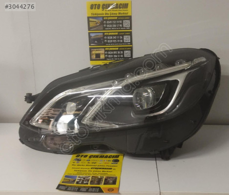 MERCEDES E SERİSİ W212 MAKYAJLI SOL ÖN FAR MERCEKLİ LEDLİ