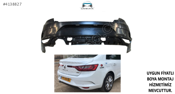 MEGANE 4 ARKA TAMPON SIFIR 2015+850228743R