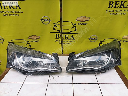 OPEL ASTRA J COSMO SAĞ SOL FAR TAKIM ÇIKMA ORJİNAL YEDEK PARÇA