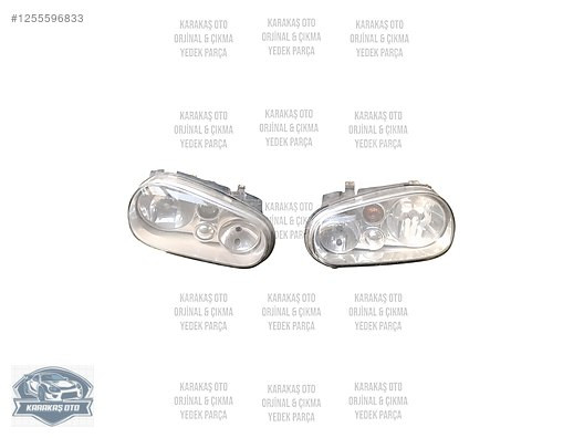 VOLKSWAGEN GOLF MK4 SAĞ SOL FAR ORJİNAL ÇIKMA 1J1941018B