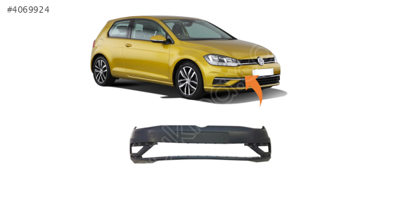 5G0807217FN VW GOLF7.5 2017-2019 ÖN TAMPON FAR YIKAMASIZ SENSÖRSÜ