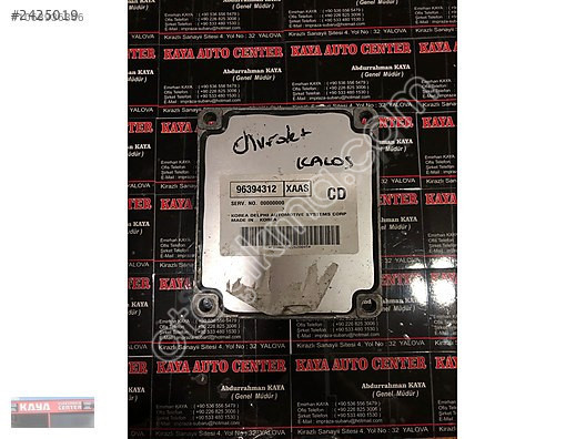 CHEVROLET KALOS MOTOR BEYNİ 96394312 96394312 XAAS/CD