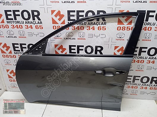 HONDA CİVİC SOL ÖN KAPI ÇIKMA ORİJİNAL PARÇA 2016-2021