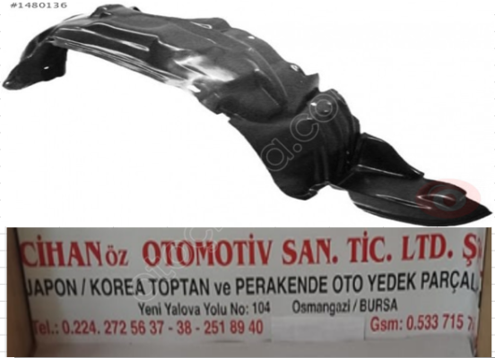Toyota Corolla AE92 Sağ Davlumbaz
