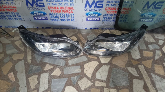 2012-14 FORD FOCUS SİYAH ZEMİN SAĞ-SOL FAR SIFIR İTHAL