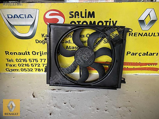 RENAULT MEGAN 4 ÇIKMA ORJİNAL FAN VE DİĞER PARÇALARI