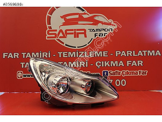 OPEL CORSA D SIFIR ORJİNAL SIFIR ORJİNAL SAĞ FAR [DEFOLU]