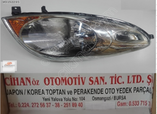 2006-2009 Nissan Note Sol Far DEPO - Oto Çıkma Parçaları