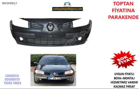 RENAULT MEGANE 2 ÖN TAMPON DOLU FUL SIFIR 7701476892