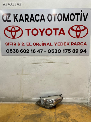 TOYOTA YARİS 2012-2018 ÇIKMA ORJİNAL SOL ÖN FAR