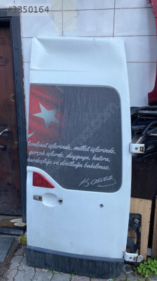 renault master üç çıkma sağ arka bagaj camı
