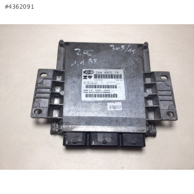 Peugeot 206 1.1 Motor Beyni IAW48P2.76 9645989480 9648620880