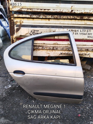 RENAULT MEGANE 1 ÇIKMA ORJİNAL DOLU SAĞ ARKA KAPI