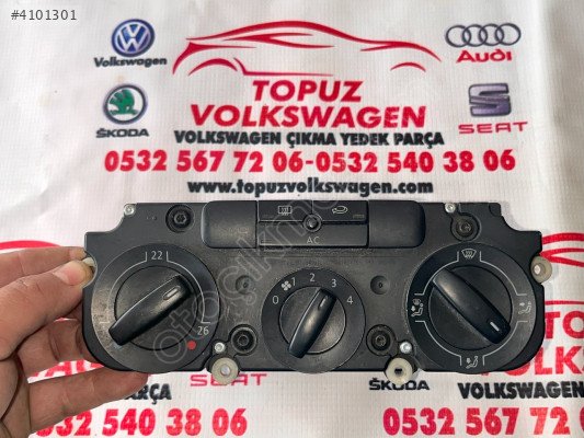 VOLKSWAGEN CADDY 1.9 TDİ KLİMA KONTROL PANELİ ORJİNAL ÇIKMA