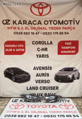 2021-2025 TOYOTA YARİS ÇIKMA ORJİNAL TAKIM ÖN FAR