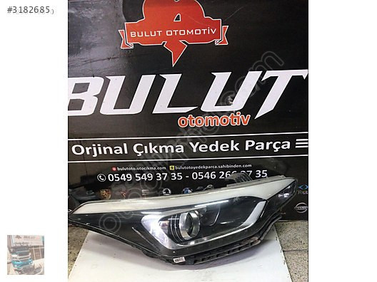 Hyundai i20 ledli sağ ön far 2015-2018