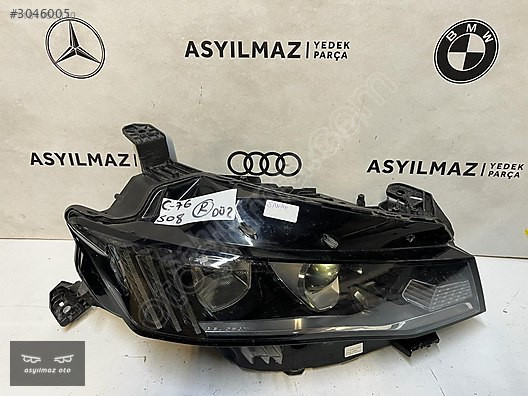 PEUGEOT 508 SAĞ FAR ORJİNAL HALOJEN TİP OEM:9813507580