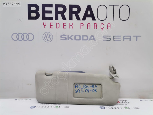8E0857552A AUDİ A4 B6 B7 SAĞ GÜNEŞLİK 2001-2008