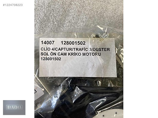 CLİO 4 CAPTUR TRAFİC 3 SOL ÖN CAM MOTORU 128001502