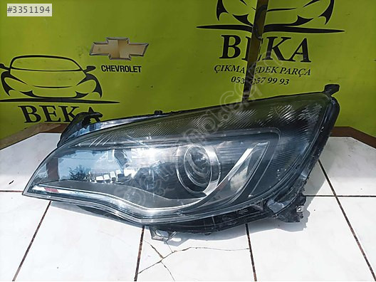 OPEL ASTRA J COSMO SOL FAR ÇIKMA ORJİNAL ÇIKMA ORJİNAL YEDEK
