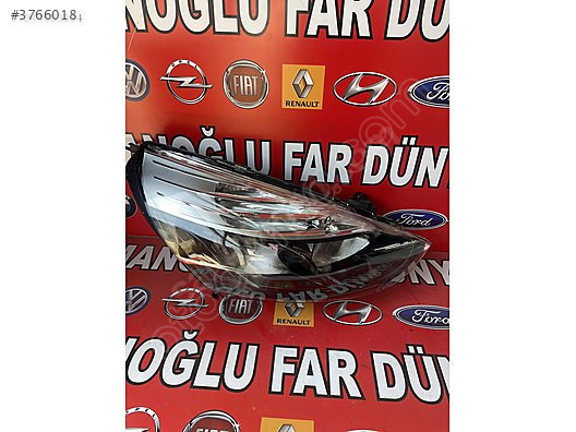 Renault Clio 4 sağ ön far kromsuz çıkma orijinal hatsız