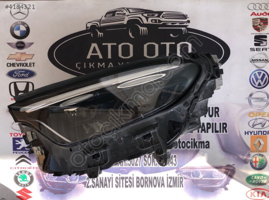 Mercedes W254 GLC Sol Dıgıtal Light Far  orjinal çıkma