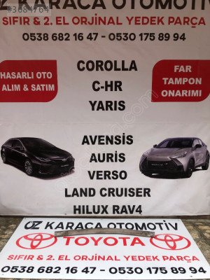 2016-2022 TOYOTA C-HR ÇIKMA ORJINAL TAMPONALTI DEMİRİ