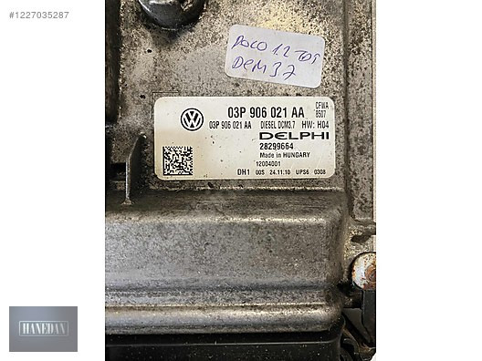 03P908021AA DCM3.7 VOLKSWAGEN 1.2 TDİ MOTOR BEYNİ