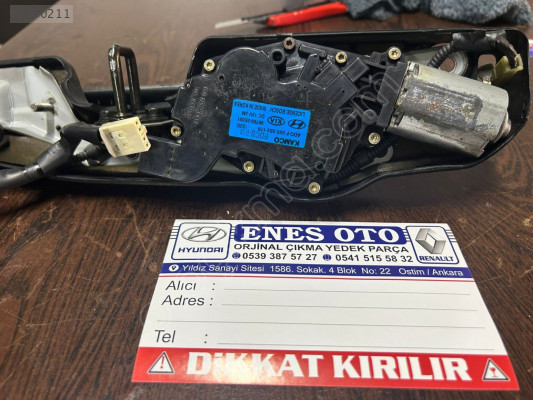 HYUNDAI TUCSON ARKA SİLECEK MOTORU ORJİNAL 05-10