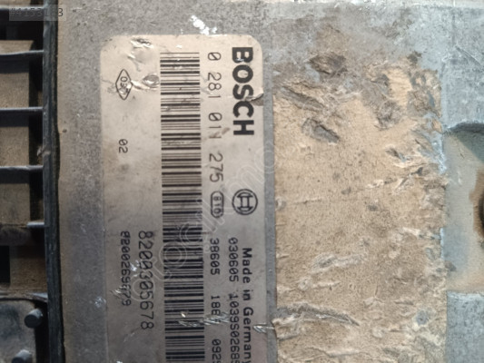 Renault Megane Scenic 1.9 DCI Motor Beyni 0281011275 8200305678
