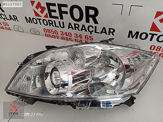 TOYOTA AURİS SIFIR SAĞ FAR 10-13 OEM NO: 81170-02540