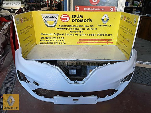 RENAULT ZOE ÇIKMA ORJİNAL ÖN TAMPON VE DİĞER PARÇALARI